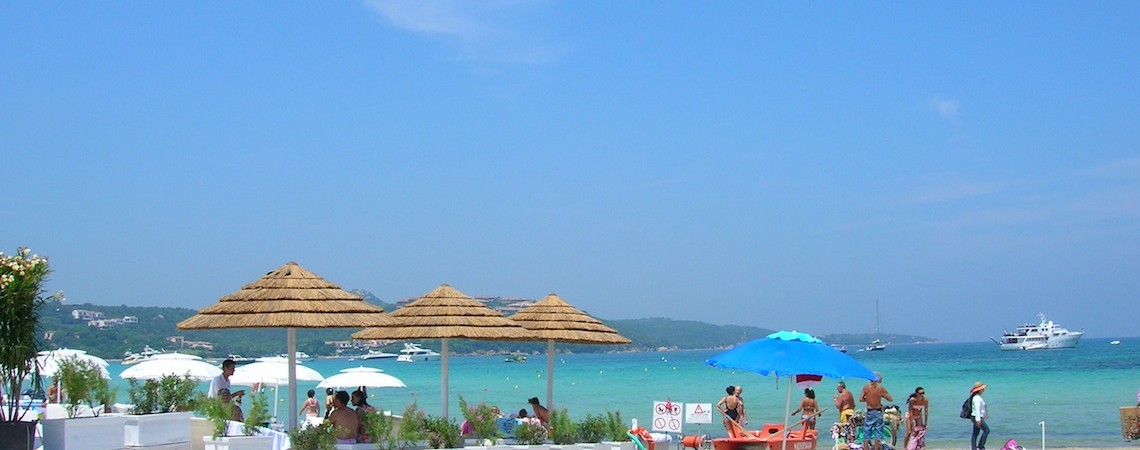 White sandy beaches